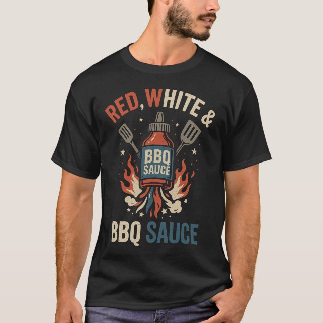 T-Shirt BBQ Patriotique (Devant)