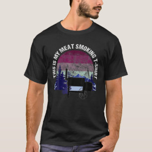 T-shirt BBQ This My Meat Fumer Retro Grill Grill Aimer