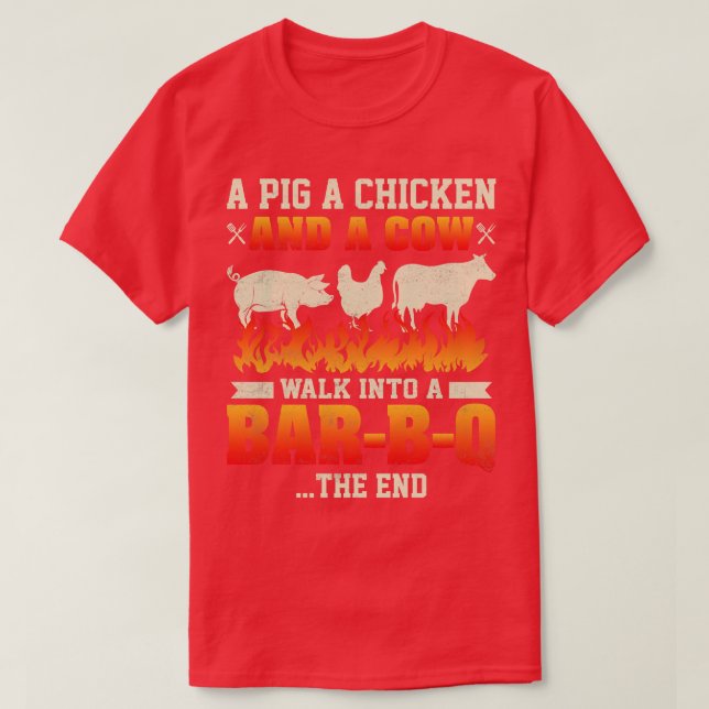 T-shirt Bbq Une Petite Histoire (Design devant)