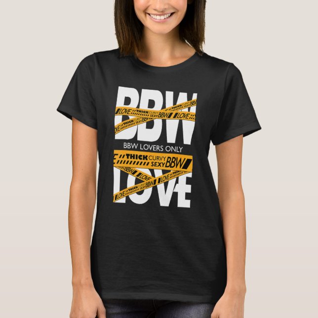 T-shirt Bbw Love Only (Devant)