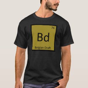 T-shirt Bd - Belge Brouillon Chimie Amusante Élément T-shi