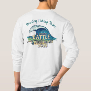 T-SHIRT BD - LETTRE TURQUOISE SUR LE DOS