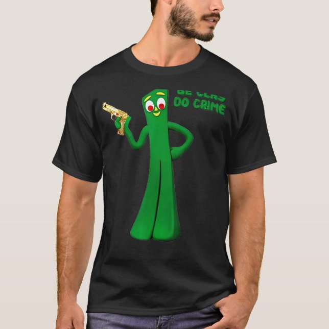 T-shirt Be Clay Do Crime (Devant)
