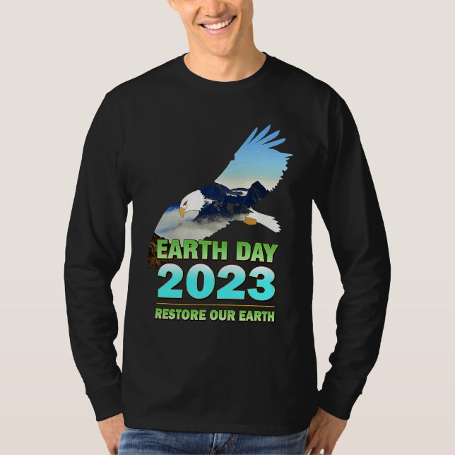 T-shirt Be Eco Friendly  for Earth Day 2023 (Devant)