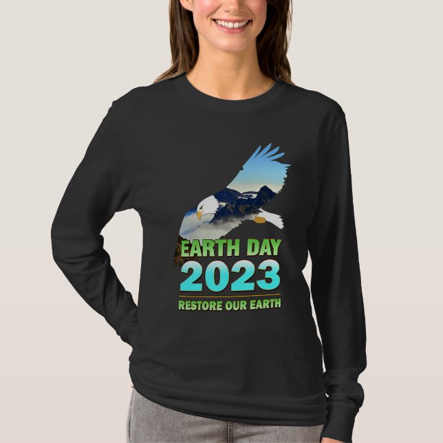 T-shirt Be Eco Friendly  for Earth Day 2023 (Devant)