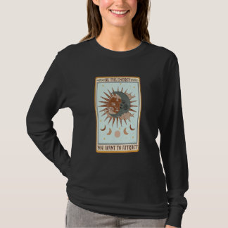 T-shirt Be Energy You Want To Attract Tarot Card Mystical 