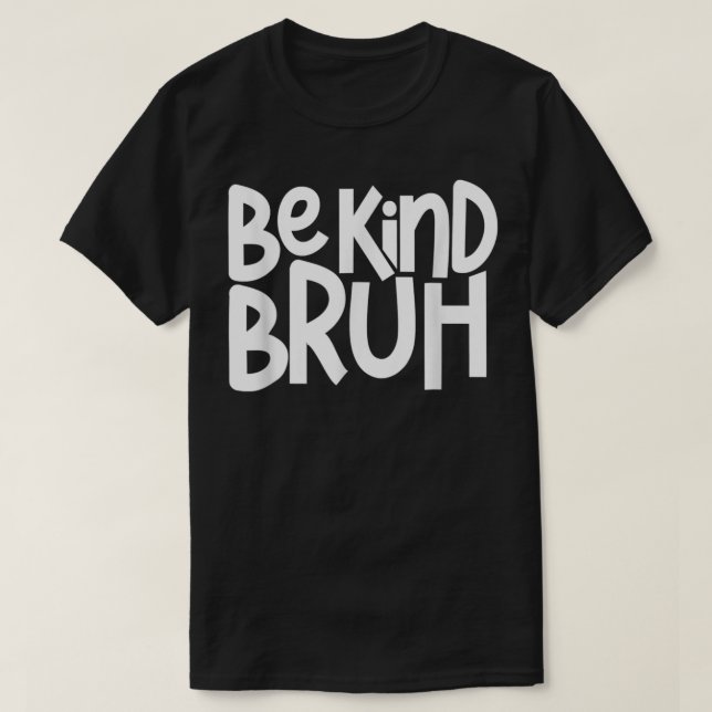 T-shirt Be enfant Bruh Anti Bullying Kindness Orange Unity (Design devant)