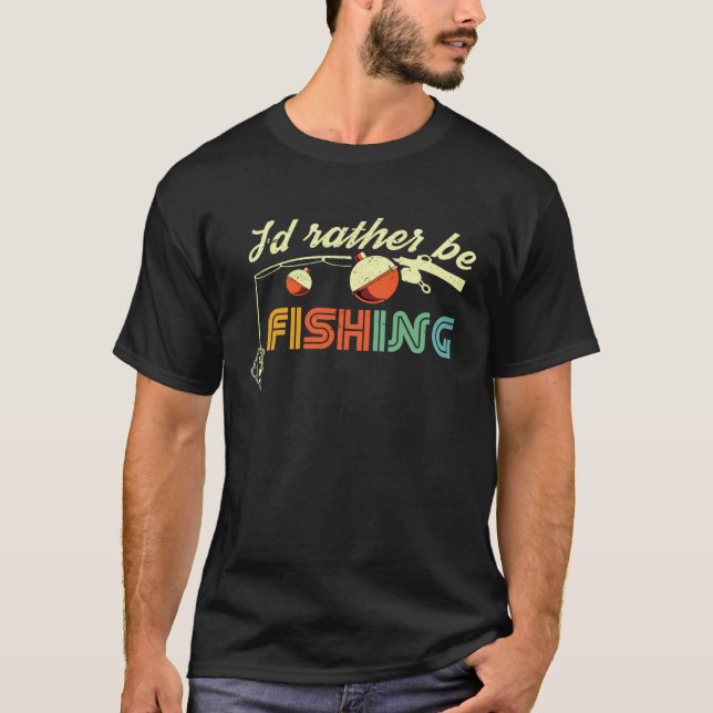T-shirt Be Fishing Boys Fisherman Fisher Boy Fishing  Cute (Devant)