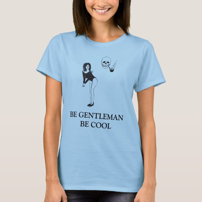 T-SHIRT BE GENTLEMAN - ÊTRE COOL (Devant)