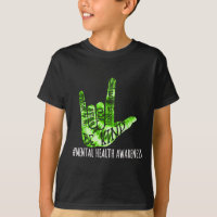 Be Kind Asl Love Signer Langue Main Santé mentale