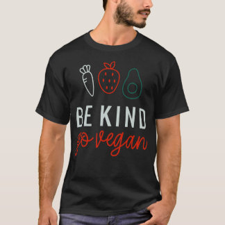 T-shirt Be Kind Go Vegan