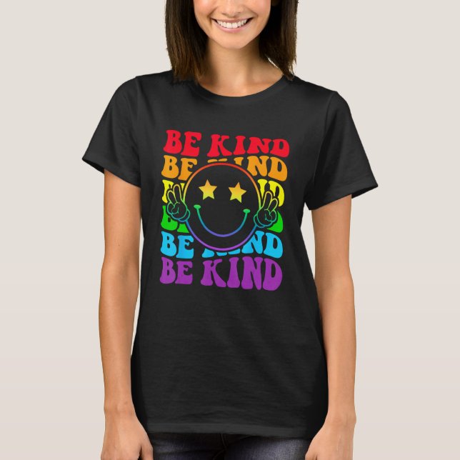 T-shirt Be Kind LGBT Pride Month Gay Right Funny Smile Hap (Devant)