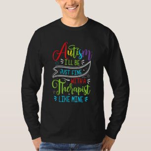 T-shirt Be Kind Sensibilisation sur l'autisme Rainbow Tren