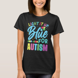 T-shirt Be Kind Sensibilisation sur l'autisme Rainbow Tren
