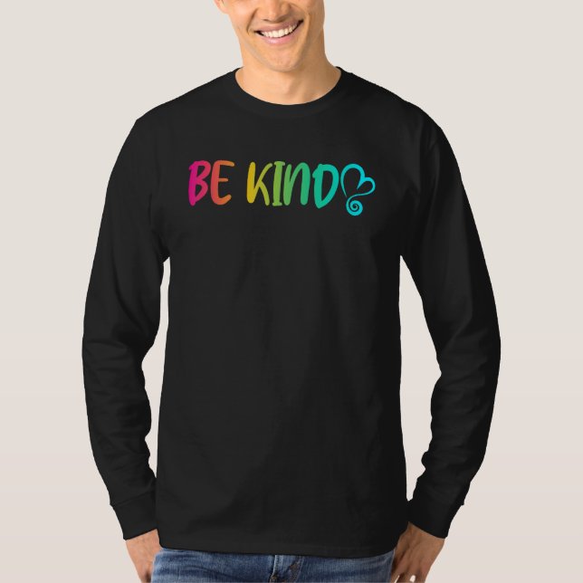 T-shirt Be Kind Summer Be Kind Kindness Girls (Devant)