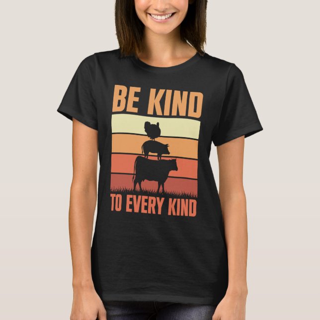 T-shirt Be Kind To Every Child Animals Hutch Farm Animal P (Devant)