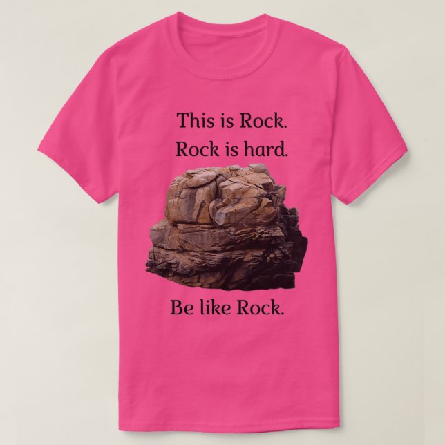 T-shirt Be like Rock (Design devant)