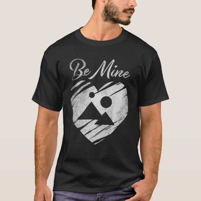 T-shirt Be Mine Decentraland MANA Coin Valentine Crypto To (Devant)