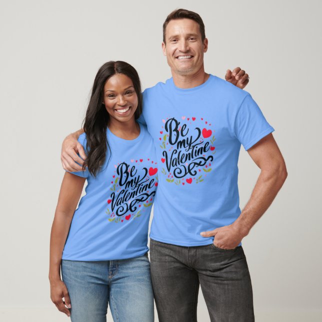 T-shirt Be my Valentine (Unisexe)