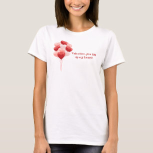 T-shirt Be My Valentine Red Heart Covid 19 Fun Quarantine