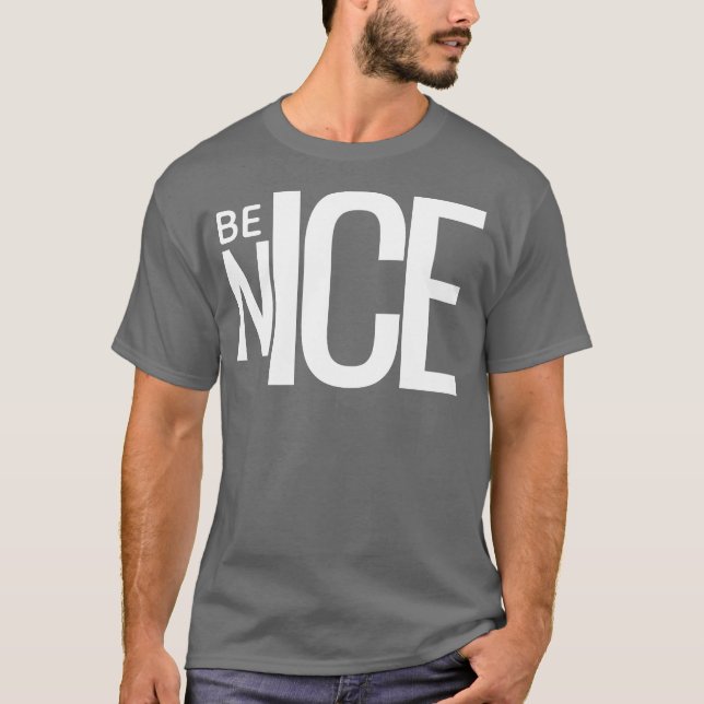 T-shirt BE NICE (Devant)