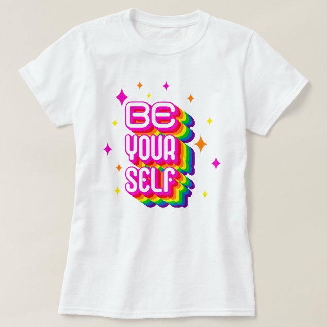 T-shirt "Be Yourself" Tee - Spray Paint Series | CTFOD (Design devant)