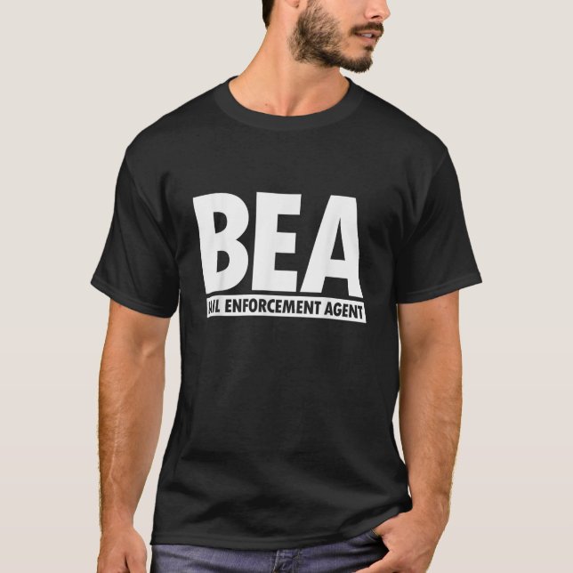 T-shirt BEA Agent d'exécution de la caution Chasseur de pr (Devant)