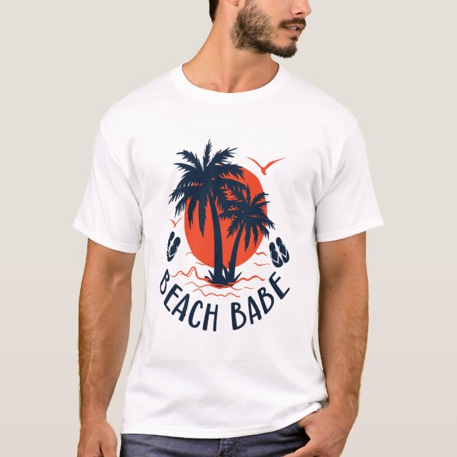 T-shirt Beach babe  (Devant)