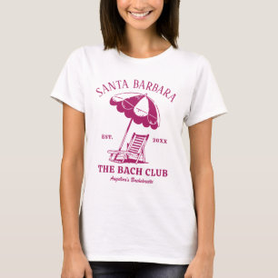 T-shirt Beach Bachelorette Party Beach Chaise Logo Vintage