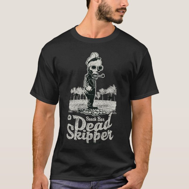 T-shirt Beach Bar Dead Skipper Tee - Tropical Fun (Devant)
