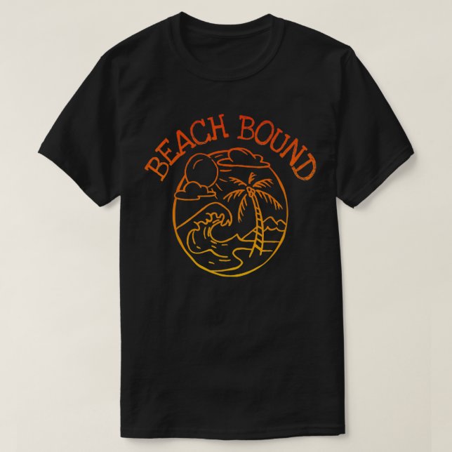 T-shirt Beach Bound Lover (Design devant)