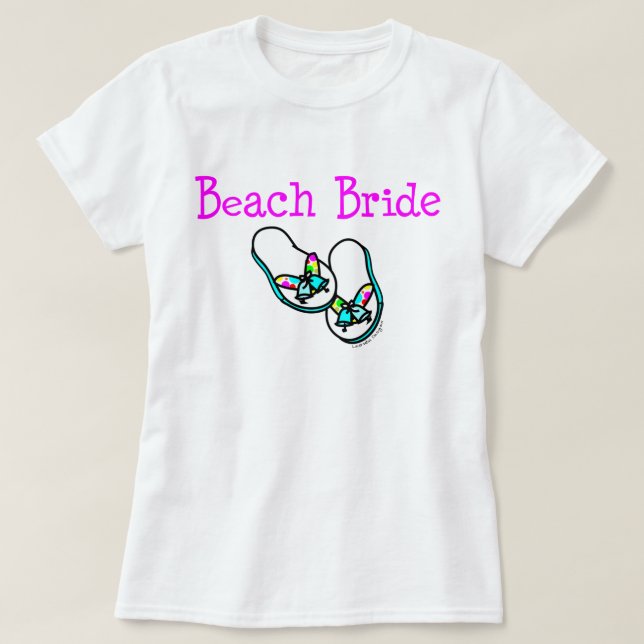 T-shirt Beach Bride (Design devant)