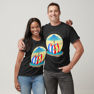 T-shirt Beach Buddies Beat the Heat : Sun's Out, Fins Out!