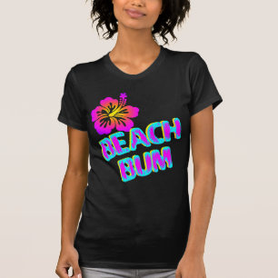 T-shirt Beach Bum Dit Plumeria Flower