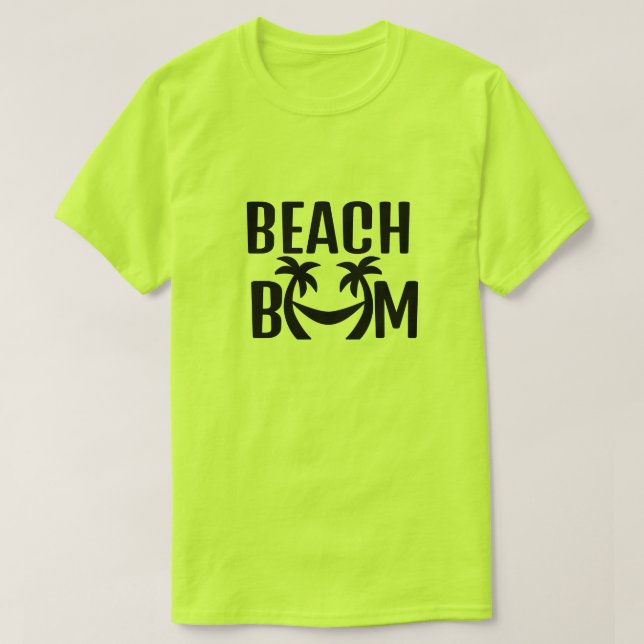 T-shirt BEACH BUM Libérez votre Beach Bum intérieur! (Design devant)