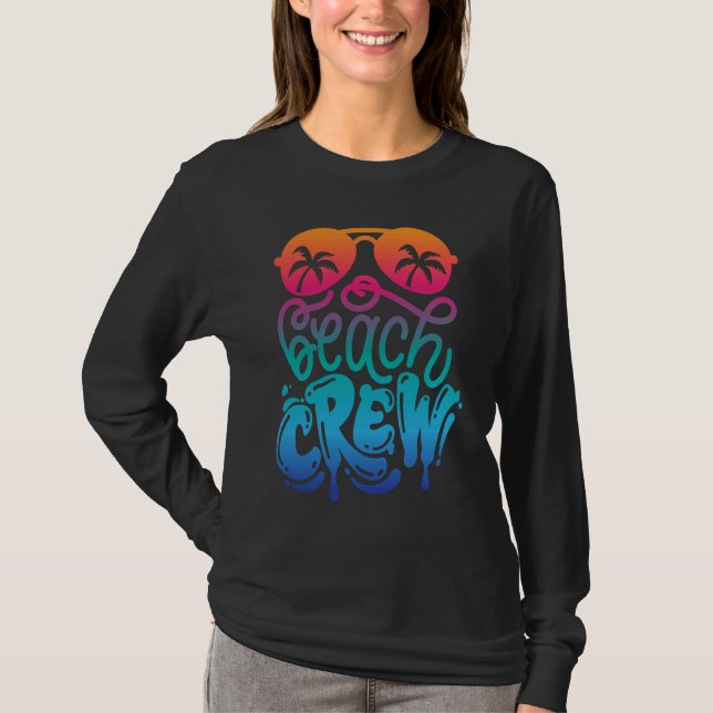 T-shirt Beach Crew Family Vacation Matching Group (Devant)