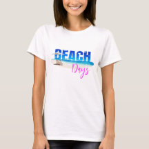 T-Shirt Beach Décontractée Dames d'été