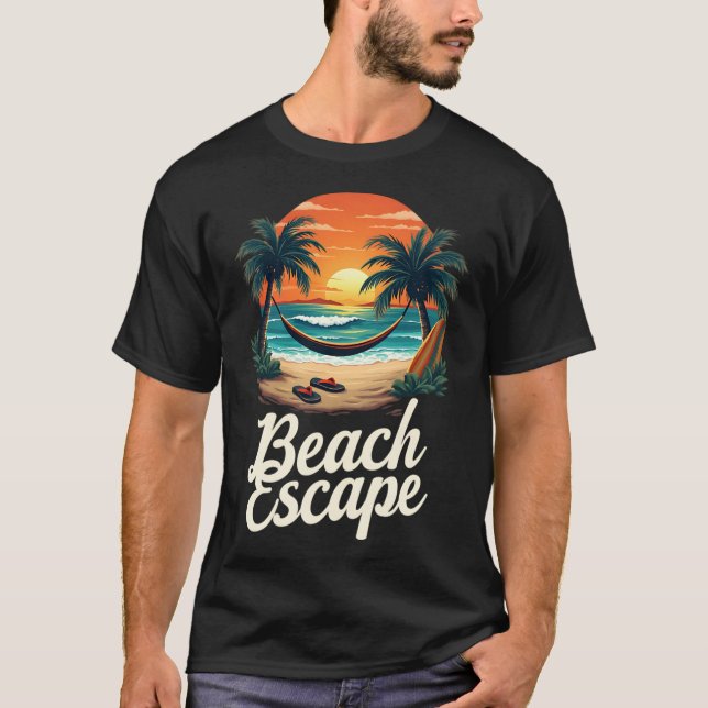 T-shirt Beach Escape (Devant)