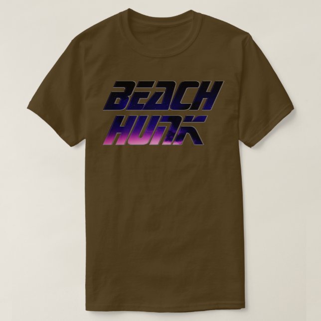 T-shirt Beach Hunk (Design devant)