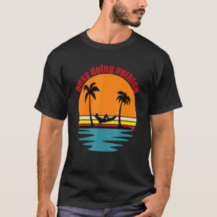 T-shirt Beach Life Hammock Palm Trees Sun Surf Sand Boisso