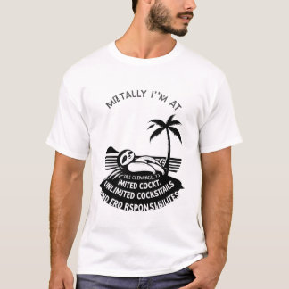 T-shirt Beach Retro | Conception de fentes et de c