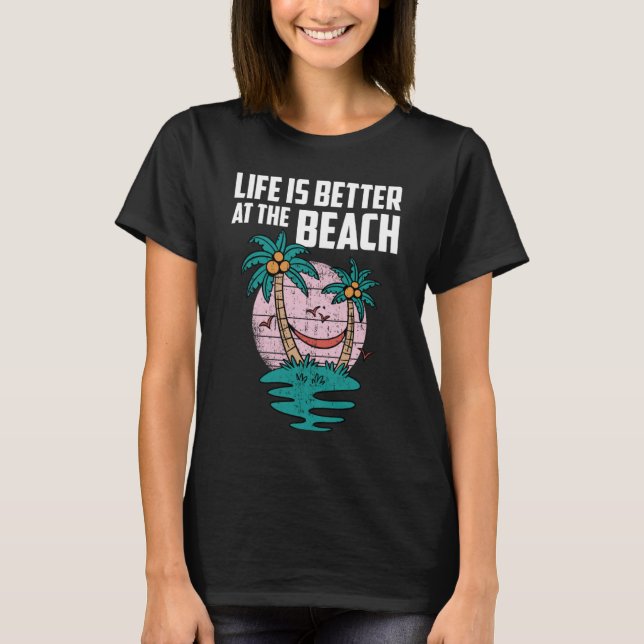 T-shirt Beach Summer Surfer (Devant)