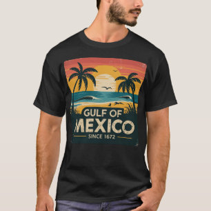 T-shirt Beach Sunset Shirt Tropical Getaway Golfe du Mexiq