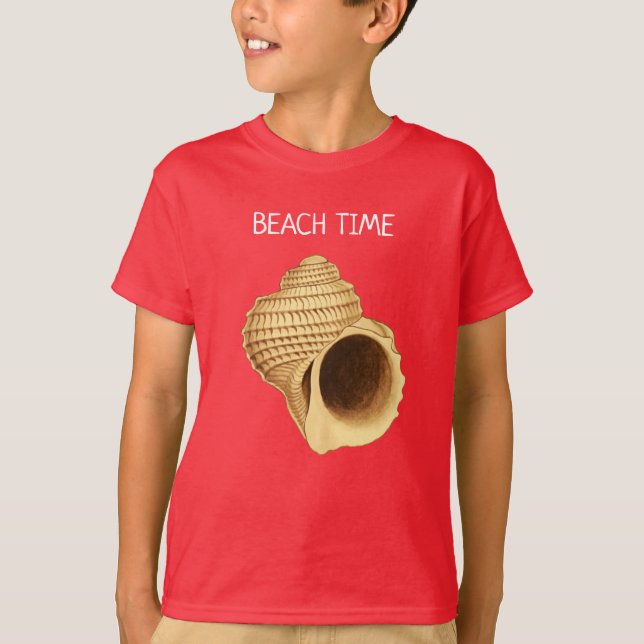 T-shirt Beach Time Seashell (Devant)