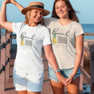 T-shirt Beach Tribe Girl's Trip Bachelorette Vacation