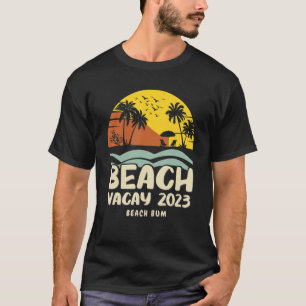 T-shirt Beach Vacay 2023 Beach Bum Vintage