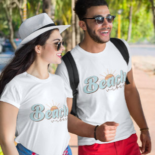 T-shirt Beach Vibes Retro Summer Sun