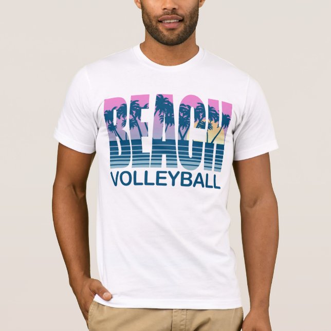 T-shirt Beach Volleyball (Devant)