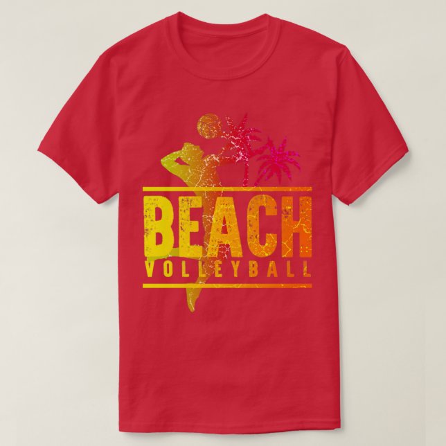 T-shirt Beach Volleyball (Design devant)