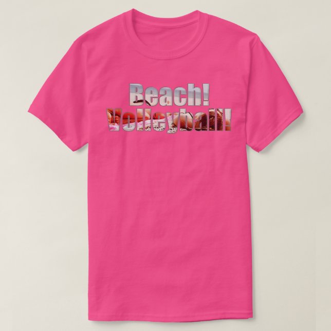 T-shirt Beach Volleyball (Design devant)